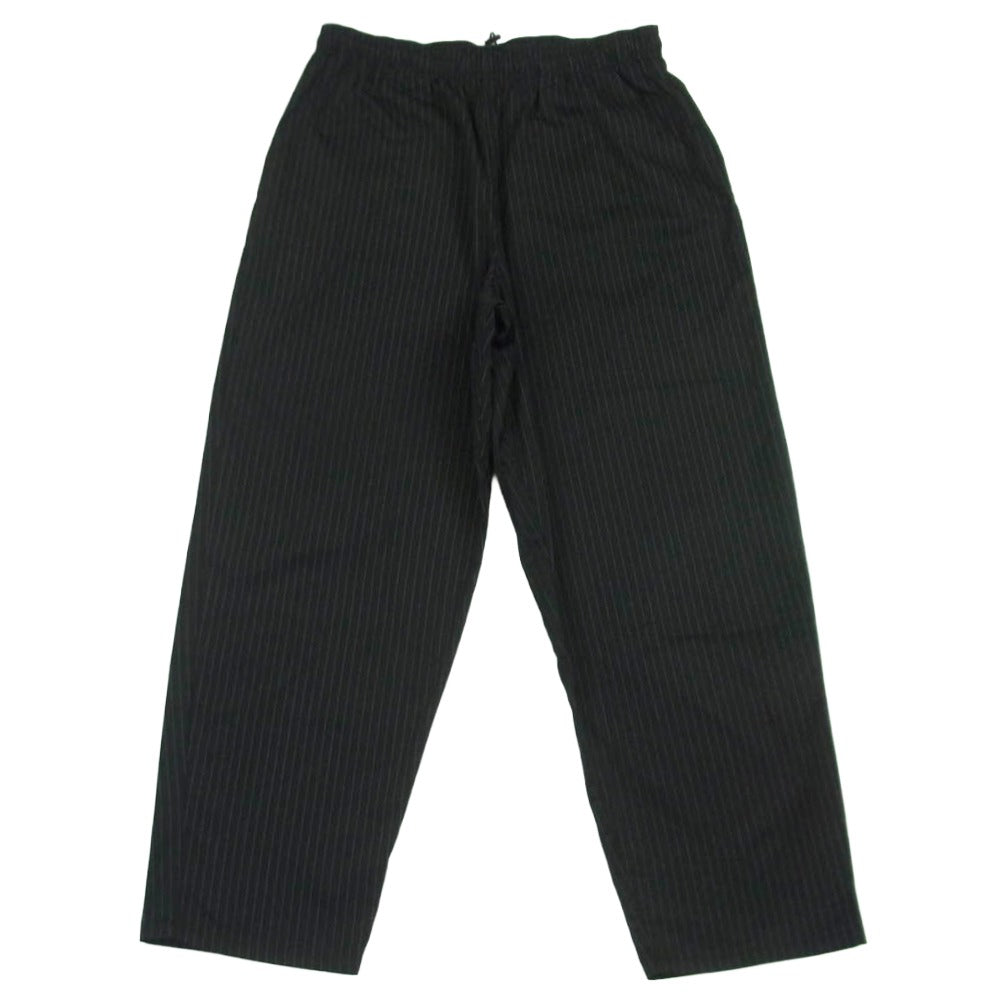 FreshService フレッシュサービス 25AW FSC254-40018B CORPORATE EASY PANTS ストライプ コットン イージー パンツ ブラック系 ホワイト系 L【中古】