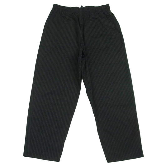 FreshService フレッシュサービス 25AW FSC254-40018B CORPORATE EASY PANTS ストライプ コットン イージー パンツ ブラック系 ホワイト系 L【中古】