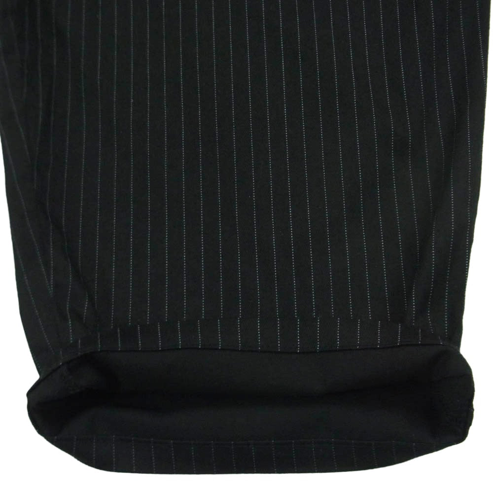 FreshService フレッシュサービス 25AW FSC254-40018B CORPORATE EASY PANTS ストライプ コットン イージー パンツ ブラック系 ホワイト系 L【中古】