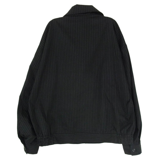 FreshService フレッシュサービス 25AW FSC253-30226B CORPORATE BLOUSON ストライプ コットン ジップアップ ブルゾン ジャケット ブラック系 サイズ表記無【中古】