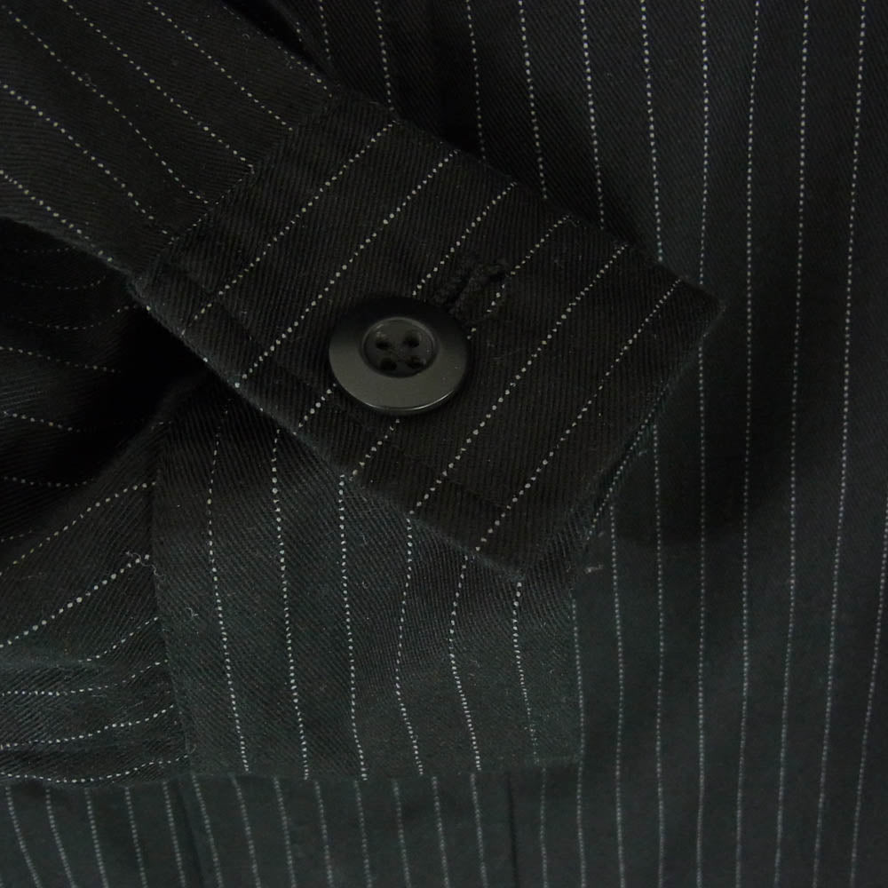 FreshService フレッシュサービス 25AW FSC253-30226B CORPORATE BLOUSON ストライプ コットン ジップアップ ブルゾン ジャケット ブラック系 サイズ表記無【中古】