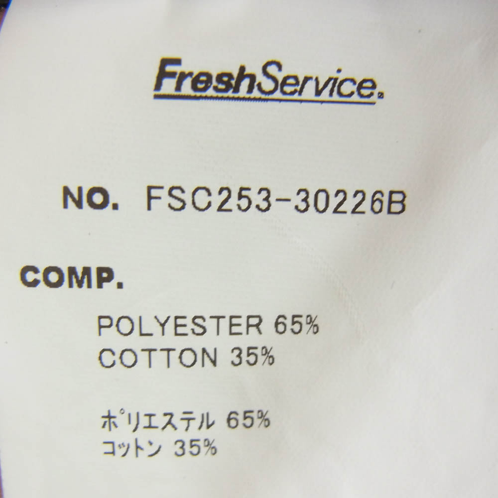 FreshService フレッシュサービス 25AW FSC253-30226B CORPORATE BLOUSON ストライプ コットン ジップアップ ブルゾン ジャケット ブラック系 サイズ表記無【中古】