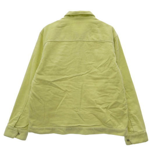 Supreme シュプリーム 21AW Corduroy Zip Jacket コーデュロイ ジップ ジャケット イエロー系 L【中古】