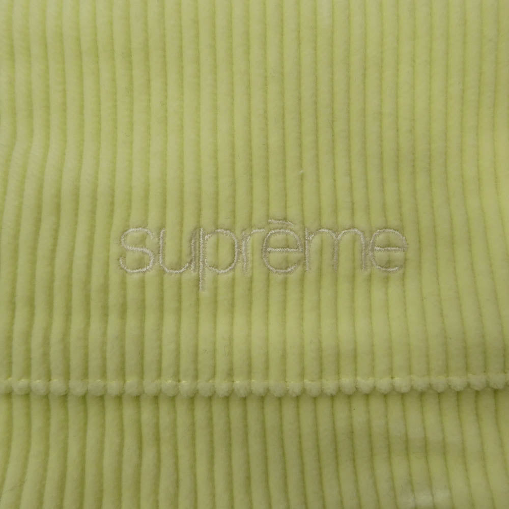 Supreme シュプリーム 21AW Corduroy Zip Jacket コーデュロイ ジップ ジャケット イエロー系 L【中古】