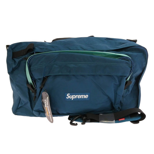 Supreme シュプリーム 19AW Duffle Bag 2WAY ダッフルバッグ グリーン系 ブルー系【極上美品】【中古】