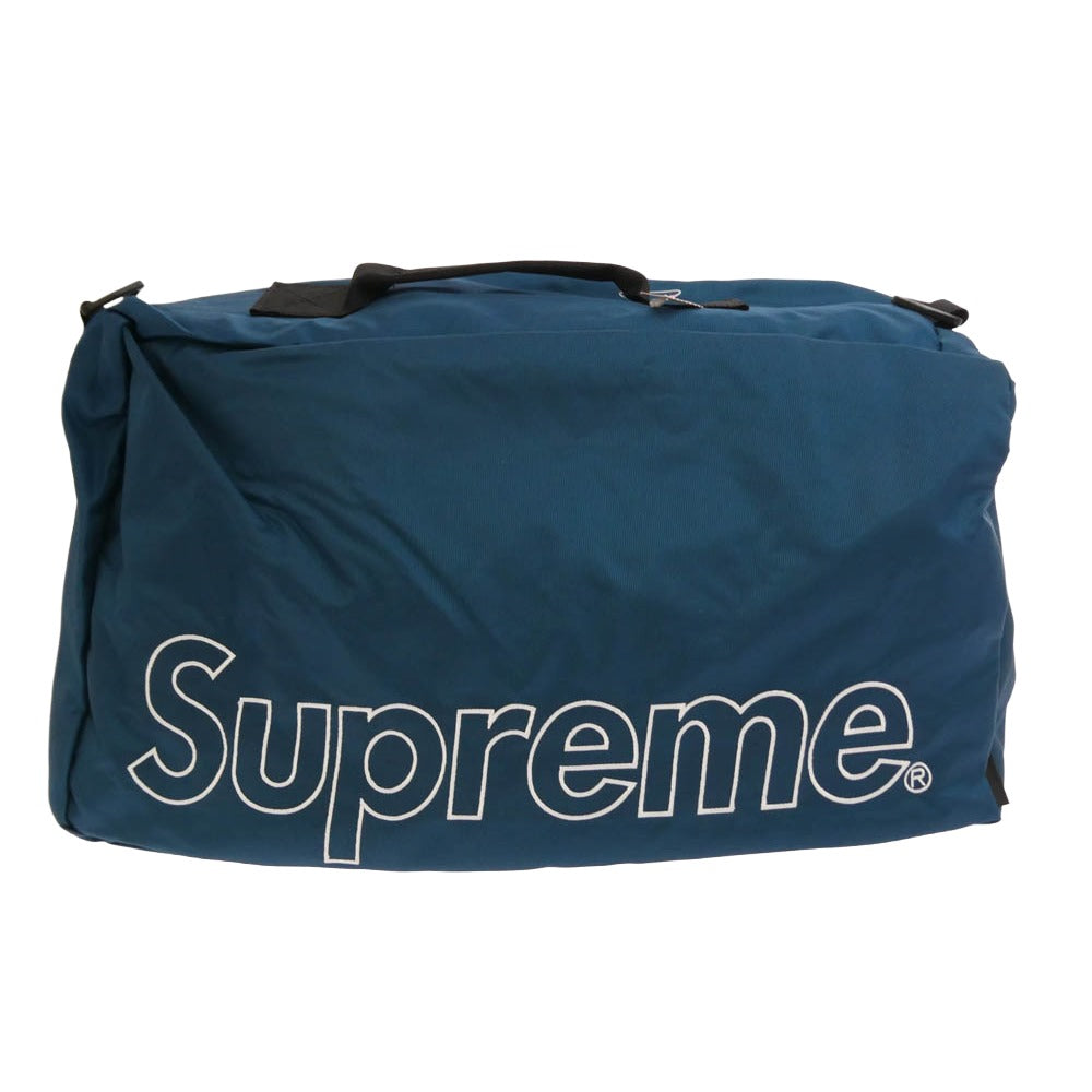 Supreme シュプリーム 19AW Duffle Bag 2WAY ダッフルバッグ グリーン系 ブルー系【極上美品】【中古】