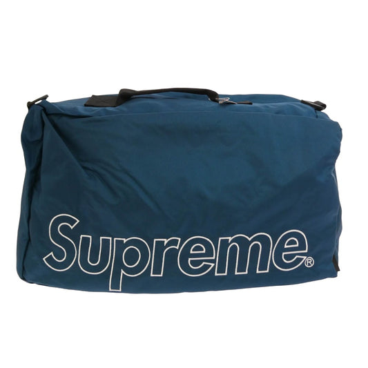 Supreme シュプリーム 19AW Duffle Bag 2WAY ダッフルバッグ グリーン系 ブルー系【極上美品】【中古】