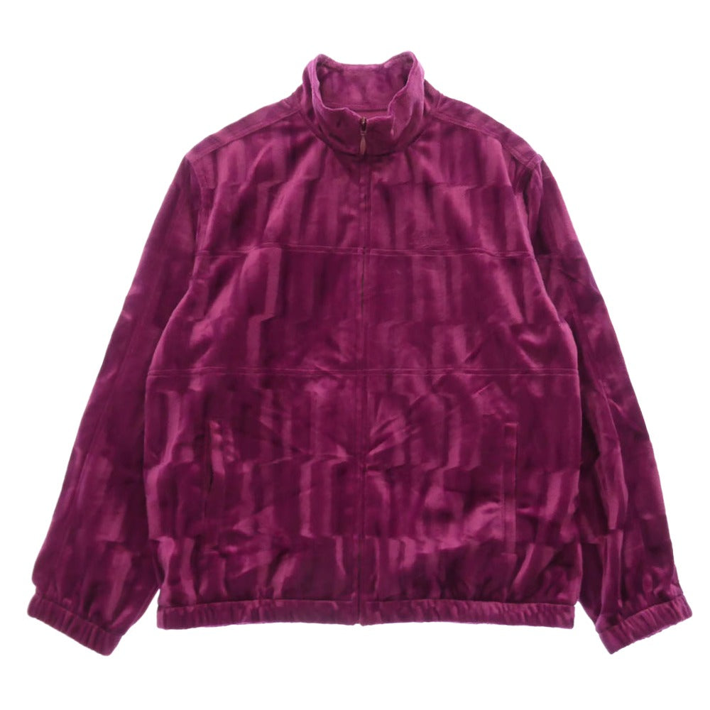 Supreme シュプリーム 21AW Velour Track Jacket ベロア トラック ジャケット パープル系 ピンク系 M【新古品】【未使用】【中古】 Supreme シュプリーム 21AW Velour Track Jacket ベロア トラック