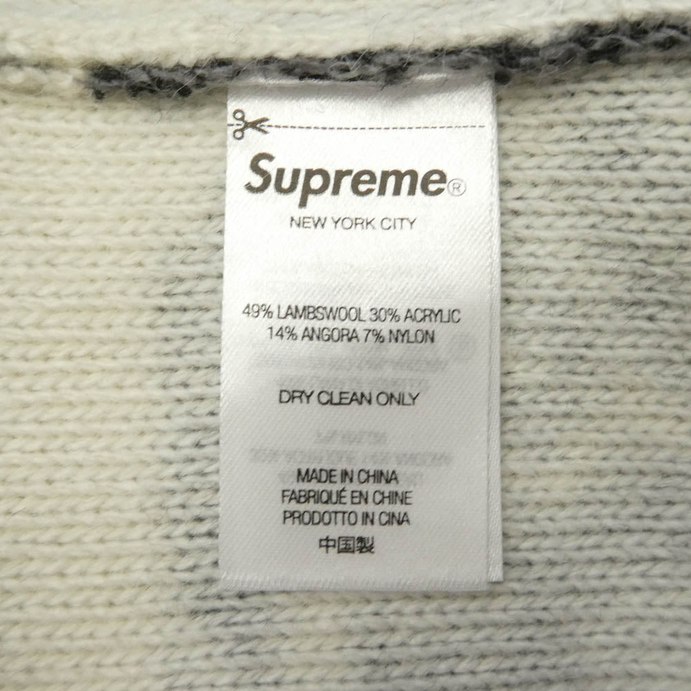Supreme シュプリーム 21AW The Crow Sweater ザ クロウ セーター 総柄 ニット グレー系 M【美品】【中古】