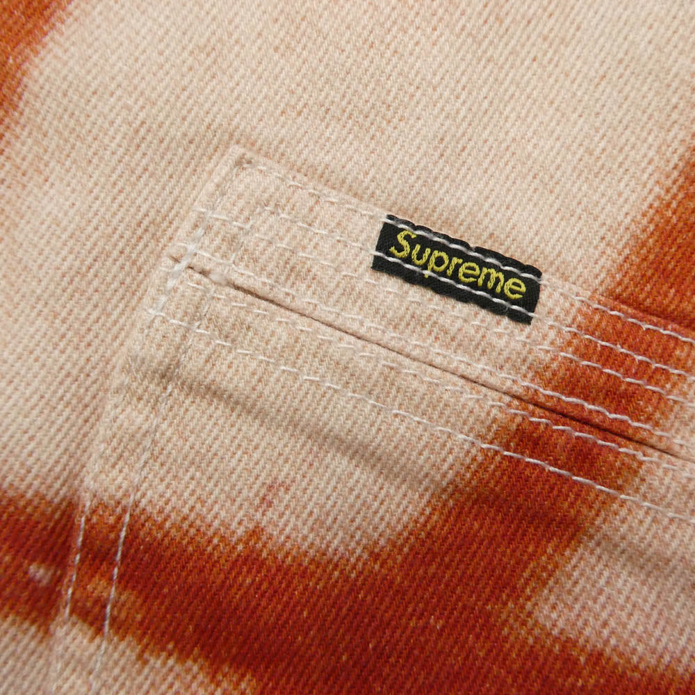Supreme シュプリーム 21AW × Christopher Wool Denim Work Jacket クリストファー ウール デニム ワーク ジャケット オレンジ系 M【新古品】【未使用】【中古】