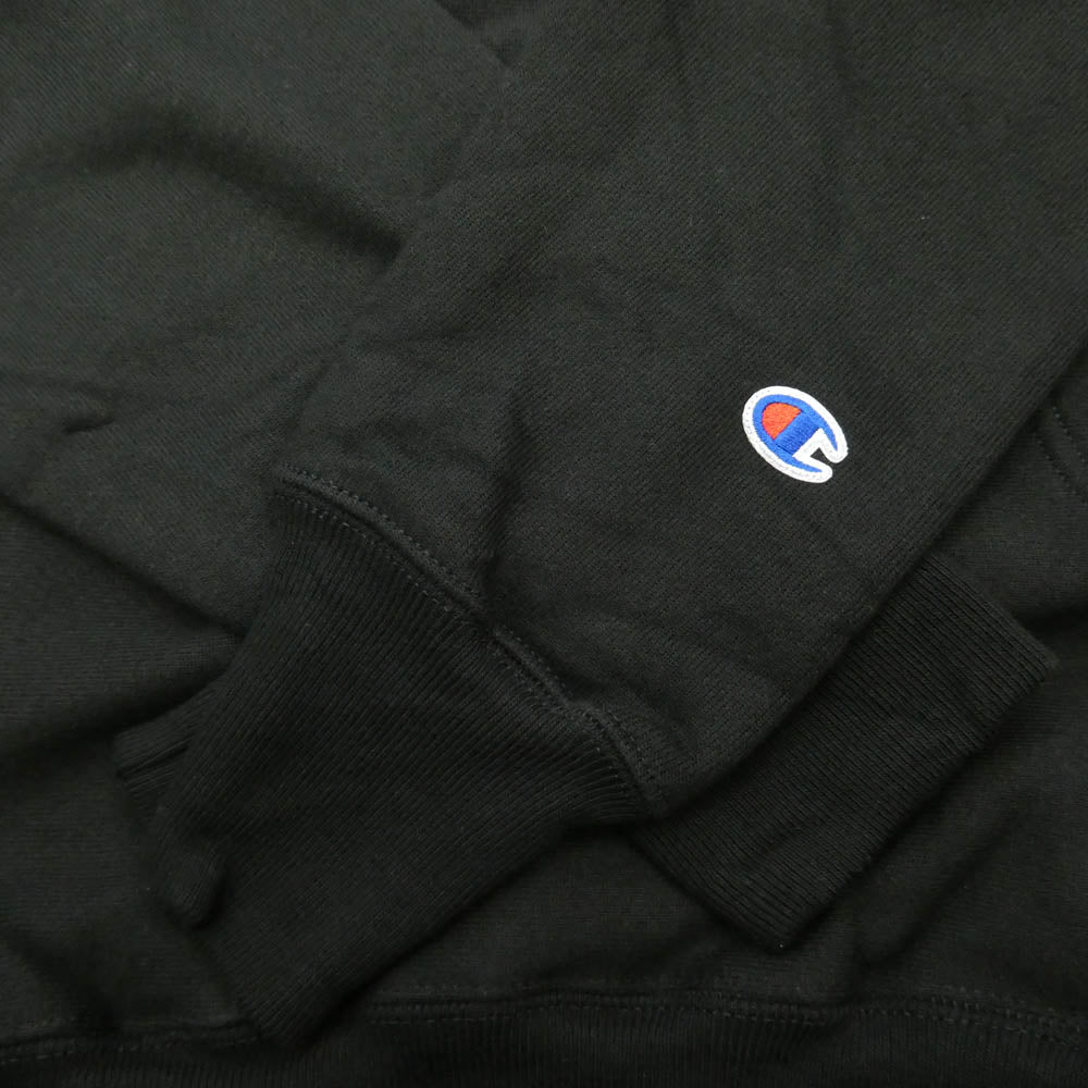 Supreme シュプリーム 25SS × Champion チャンピオン Hooded Sweatshirt フーデッド スウェットシャツ フーディー パーカー ブラック系 JPN M【新古品】【未使用】【中古】