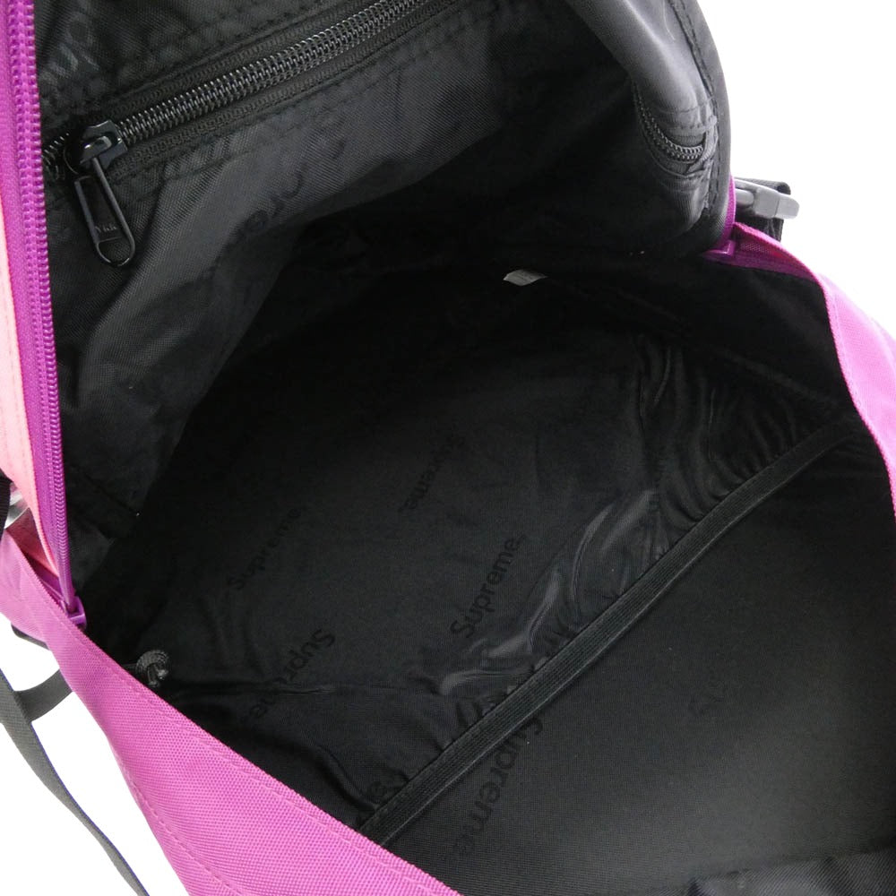 Supreme シュプリーム 19AW Backpack バックパック リュック バッグ マゼンタ パープル系 ピンク系【中古】