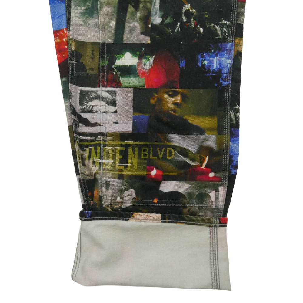 Supreme シュプリーム 21AW Nas and DMX Collage Double Knee Denim Painter Pant Nas アンド DMX コラージュ ダブル ニー デニム ペインター パンツ マルチカラー系 36【新古品】【未使用】【中古】