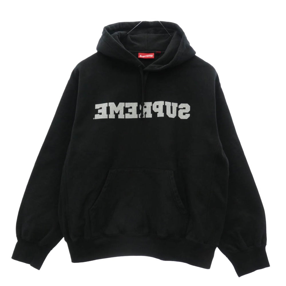Supreme シュプリーム 25SS Reverse Hooded Sweatshirt リバース フーデッド スウェットシャツ フーディー パーカー ブラック系 M【美品】【中古】
