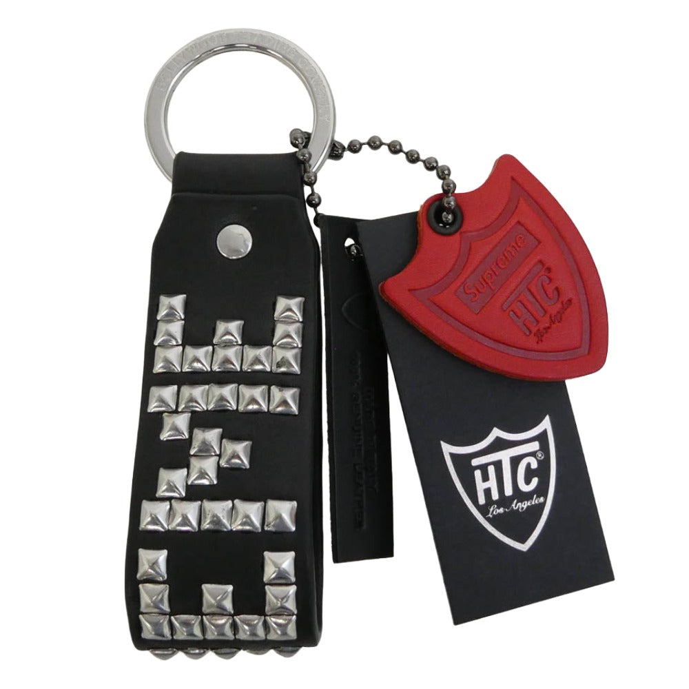 Supreme シュプリーム 23SS x HTC Hollywood Trading Company Studded Keychain スタッズ キーチェーン ブラック シルバー系 ブラック系【新古品】【未使用】【中古】