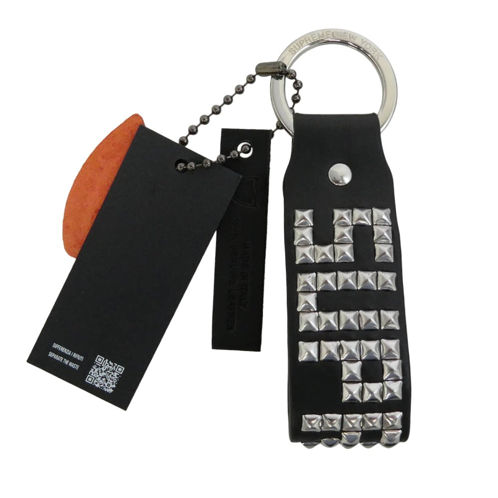Supreme シュプリーム 23SS x HTC Hollywood Trading Company Studded Keychain スタッズ キーチェーン ブラック シルバー系 ブラック系【新古品】【未使用】【中古】