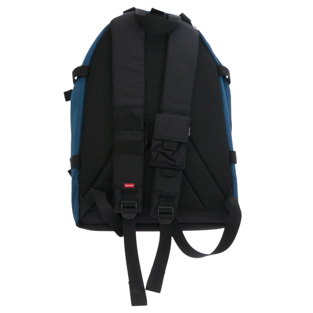Supreme シュプリーム 19AW Backpack バックパック リュック バッグ ダークティール ブルー系 グリーン系【極上美品】【中古】