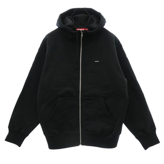 Supreme シュプリーム Small Box Zip Up Hooded Sweatshirt スモールボックス ジップアップ フーディー スウェットシャツ パーカー ブラック系 S【美品】【中古】