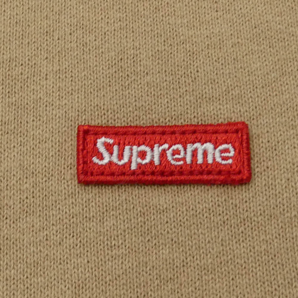 Supreme シュプリーム 25SS Small Box Hooded Sweatshirt スモール ボックス フーディー スウェットシャツ パーカー カーキ ライトブラウン系 L【極上美品】【中古】