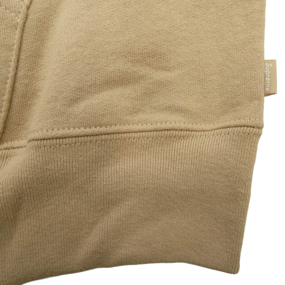 Supreme シュプリーム 25SS Small Box Hooded Sweatshirt スモール ボックス フーディー スウェットシャツ パーカー カーキ ライトブラウン系 L【極上美品】【中古】