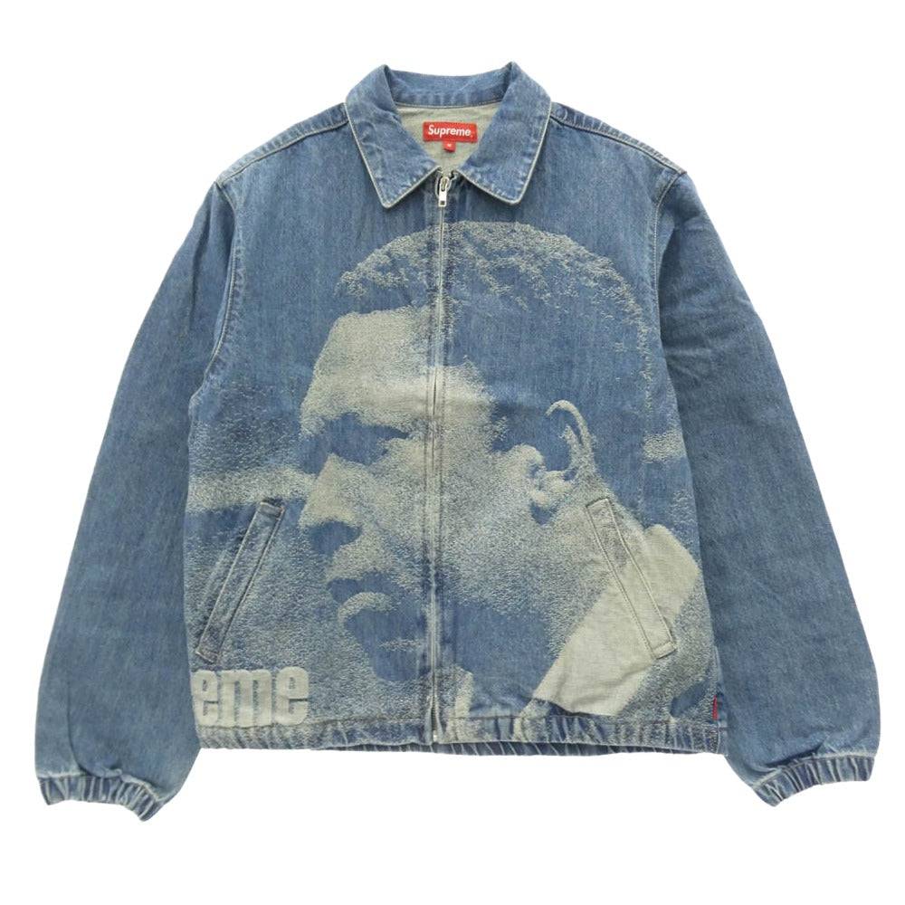 Supreme シュプリーム 21AW John Coltrane A Love Supreme Denim Harrington ジョン コルトレーン ア ラブ シュプリーム デニム ハリントン デニムジャケット ブルー系 M【新古品】【未使用】【中古】