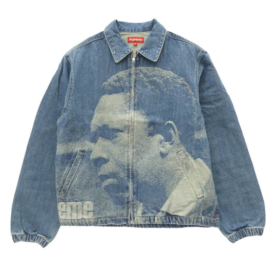 Supreme シュプリーム 21AW John Coltrane A Love Supreme Denim Harrington ジョン コルトレーン ア ラブ シュプリーム デニム ハリントン デニムジャケット ブルー系 M【新古品】【未使用】【中古】