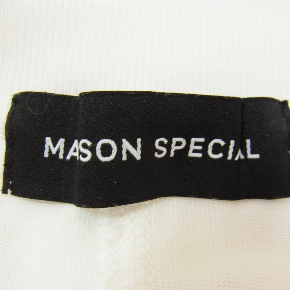 MAISON SPECIAL メゾンスペシャル 21231415103 フロント チュール カットソー Tシャツ ホワイト系 FREE【中古】