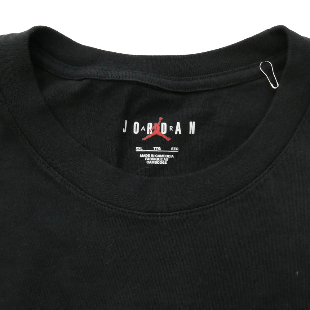 NIKE ナイキ IB7290-010 ? AWAKE JORDAN BRAND M J AWNY TEE BLACK WHITE UNIVERSITY RED アウェイク ジョーダンブランド AWNY S/S Ｔシャツ 半袖カットソー ブラック系 XXL【中古】