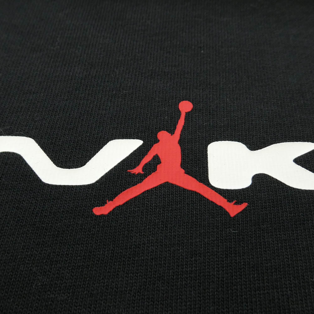 NIKE ナイキ IB7290-010 ? AWAKE JORDAN BRAND M J AWNY TEE BLACK WHITE UNIVERSITY RED アウェイク ジョーダンブランド AWNY S/S Ｔシャツ 半袖カットソー ブラック系 XXL【中古】