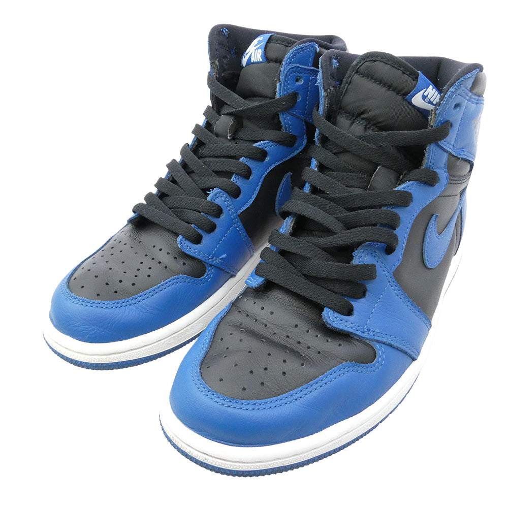 NIKE ナイキ 555088-404 Air Jordan 1 Retro High OG Dark Marina Blue エアジョーダン1 レトロ ハイ OG ダークマリーナブルー ハイカットスニーカー ブルー系 25.5cm【中古】