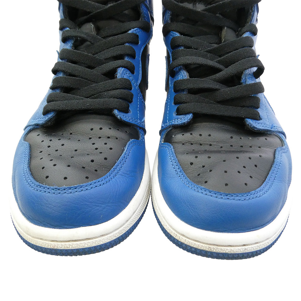 NIKE ナイキ 555088-404 Air Jordan 1 Retro High OG Dark Marina Blue エアジョーダン1 レトロ ハイ OG ダークマリーナブルー ハイカットスニーカー ブルー系 25.5cm【中古】