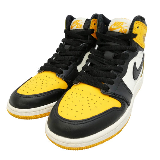 NIKE ナイキ 575441-711 【フェイクバスターズ鑑定済】GS Air Jordan 1 Retro High OG Taxi GS エアジョーダン1 レトロ ハイ OG タクシー ハイカットスニーカー マルチカラー系 23【中古】