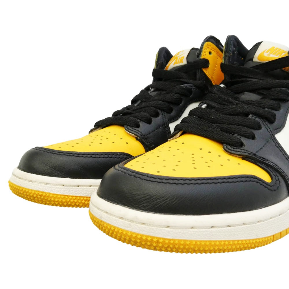 NIKE ナイキ 575441-711 【フェイクバスターズ鑑定済】GS Air Jordan 1 Retro High OG Taxi GS エアジョーダン1 レトロ ハイ OG タクシー ハイカットスニーカー マルチカラー系 23【中古】