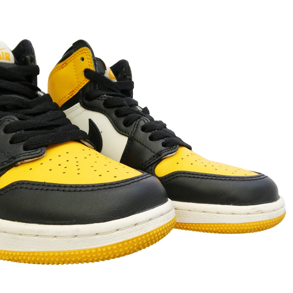 NIKE ナイキ 575441-711 【フェイクバスターズ鑑定済】GS Air Jordan 1 Retro High OG Taxi GS エアジョーダン1 レトロ ハイ OG タクシー ハイカットスニーカー マルチカラー系 23【中古】