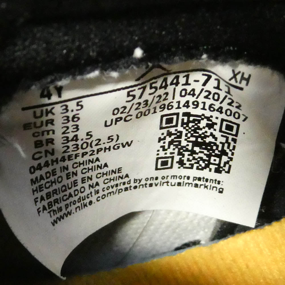 NIKE ナイキ 575441-711 【フェイクバスターズ鑑定済】GS Air Jordan 1 Retro High OG Taxi GS エアジョーダン1 レトロ ハイ OG タクシー ハイカットスニーカー マルチカラー系 23【中古】