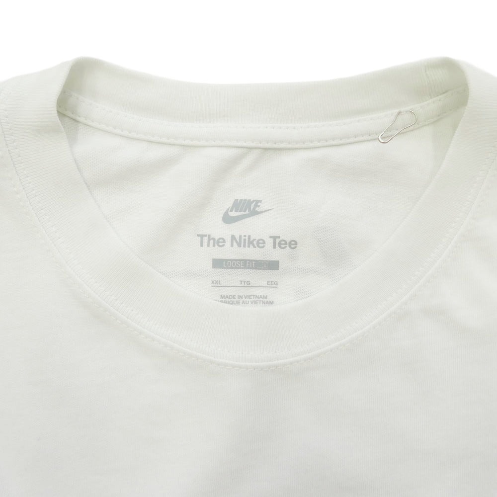NIKE ナイキ STUSSY ステューシー DM4942-121 × STUSSY NRG SS Tee ステューシー ロゴ プリント Tシャツ 半袖 カットソー ホワイト系 XXL【中古】