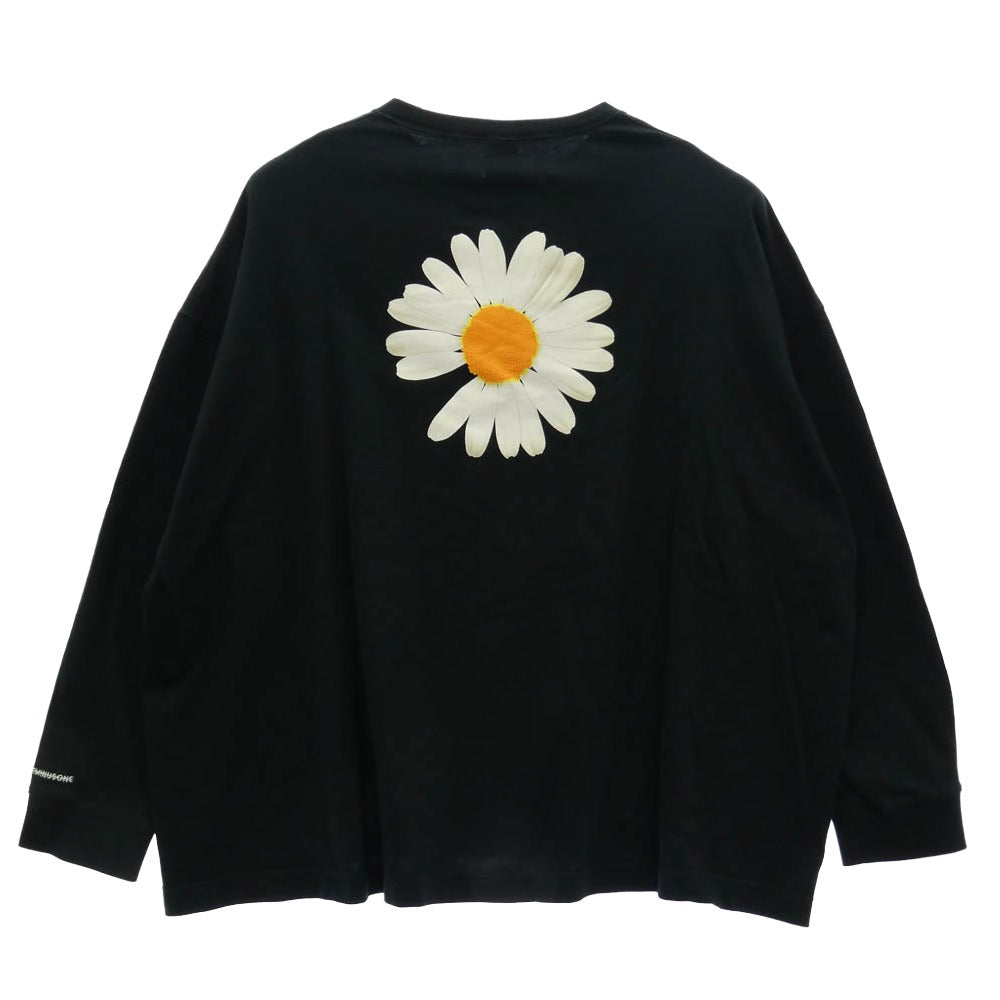 NIKE ナイキ DR0097-010 ×PEACEMINUSONE LS Tee ピースマイナスワン バッグデイジー プリント クルーネック 長袖 カットソー Tシャツ ブラック系 XL【中古】