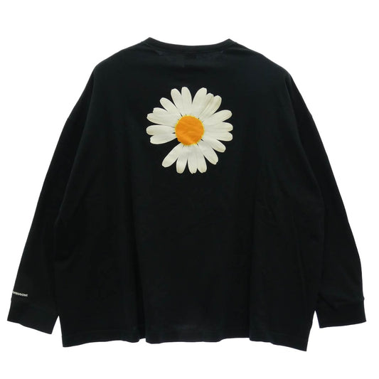 NIKE ナイキ DR0097-010 ×PEACEMINUSONE LS Tee ピースマイナスワン バッグデイジー プリント クルーネック 長袖 カットソー Tシャツ ブラック系 XL【中古】