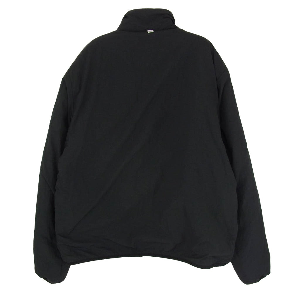 STUSSY ステューシー 22AW 8 Ball Sherpa Jacket Natural リバーシブル エイトボール シェルパ フリース ジャケット ナチュラル オフホワイト系 M【中古】