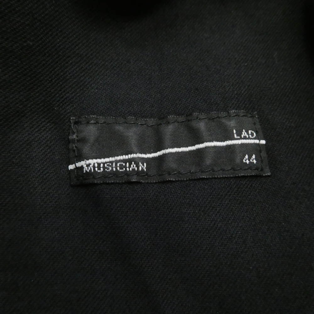 LAD MUSICIAN ラッドミュージシャン 2324-504 Cropped Cargo Pants クロップド カーゴ パンツ ブラック系【中古】