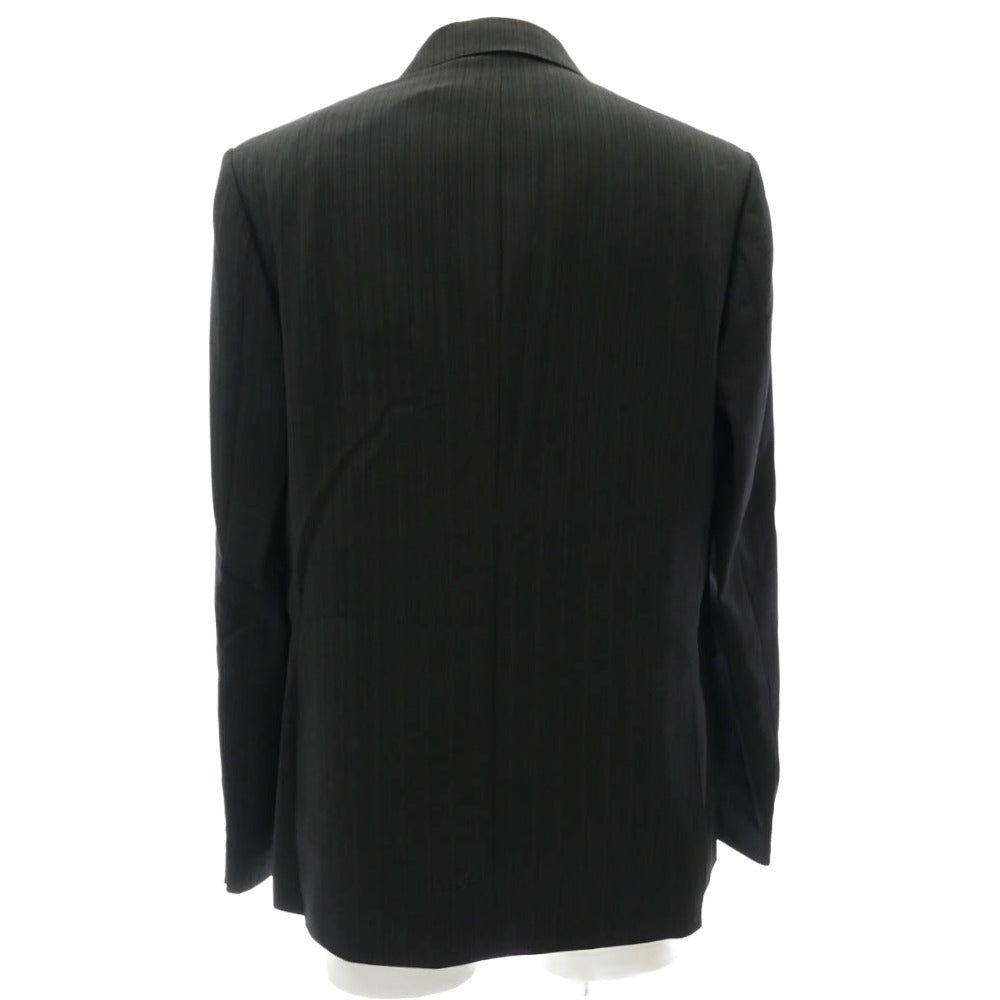 LAD MUSICIAN ラッドミュージシャン 20AW 2120-321 STANDARD 1B JACKET ストライプ ウール 本切羽 テーラード ジャケット チャコール系 44【中古】