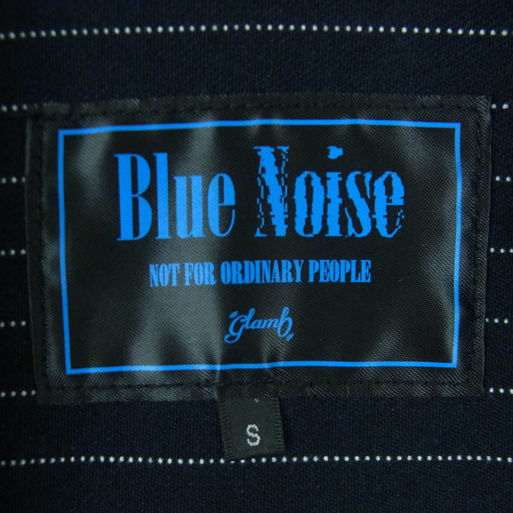 glamb グラム GB0425/BN03 Blue Noise Denim Jacket ブルーノイズ ストライプ デニム ジャケット インディゴブルー系 S【中古】