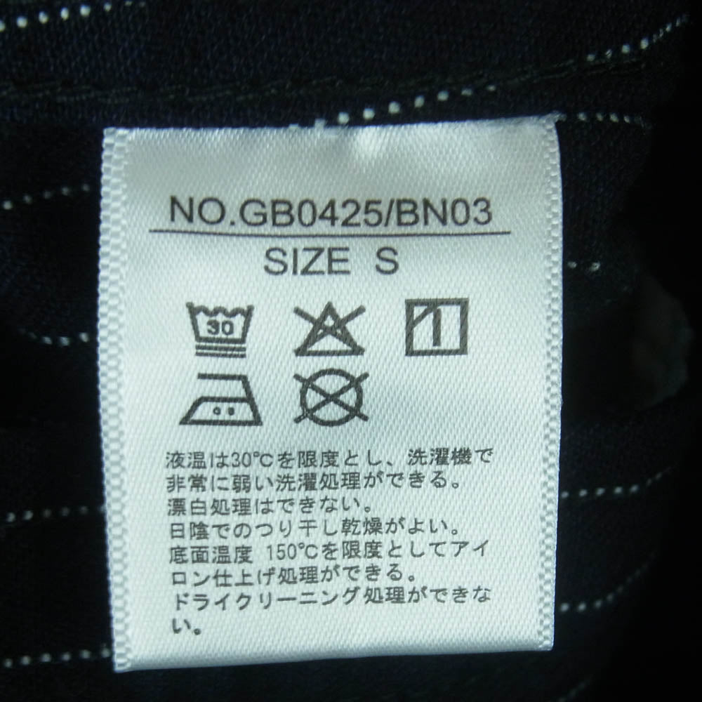 glamb グラム GB0425/BN03 Blue Noise Denim Jacket ブルーノイズ ストライプ デニム ジャケット インディゴブルー系 S【中古】