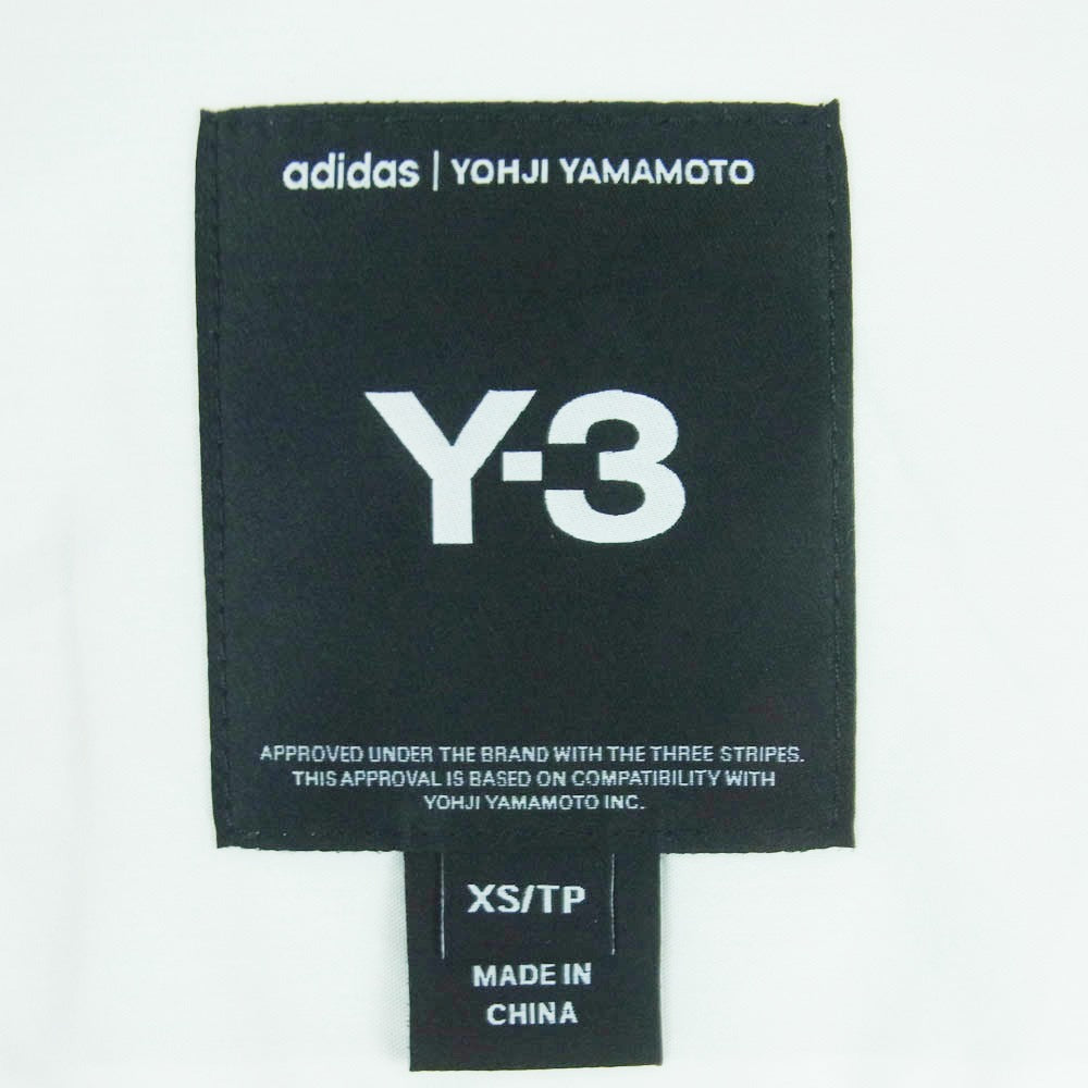 Y-3 Yohji Yamamoto ワイスリー ヨウジヤマモト JM3202 Graphic Shirt グラフィック ロング シャツ 長袖 ホワイト系 XS【中古】