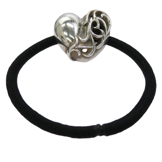 CHROME HEARTS クロムハーツ（原本無） HAIRBAND ハート ヘアゴム コンチョ シルバー系【中古】
