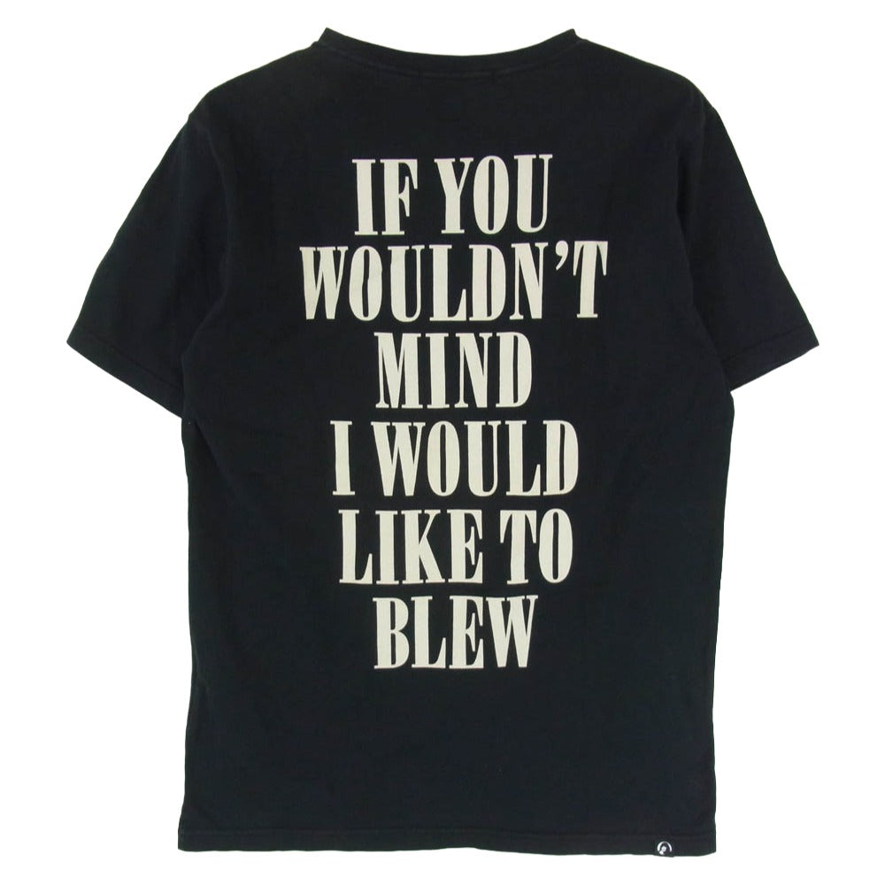 HYSTERIC GLAMOUR ヒステリックグラマー 4CT-5752 × KURT COBAIN カート・コバーン 半袖 コットン プリント Tシャツ ブラック系 M【中古】