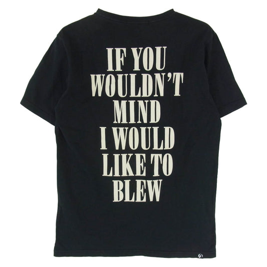 HYSTERIC GLAMOUR ヒステリックグラマー 4CT-5752 × KURT COBAIN カート・コバーン 半袖 コットン プリント Tシャツ ブラック系 M【中古】