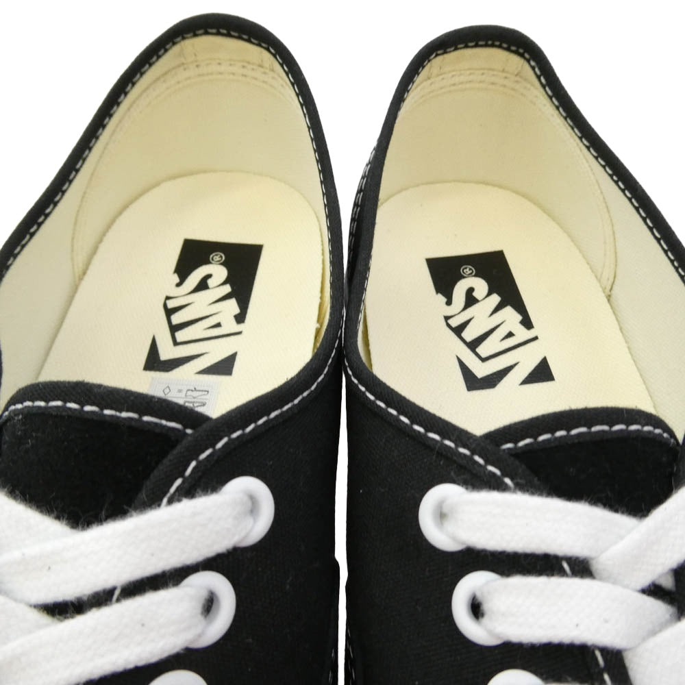 VANS バンズ 26SS VN000D5KMCG LX AUTHENTIC 44 オーセンティック ローカット スニーカー ブラック系 27.5cm【美品】【中古】