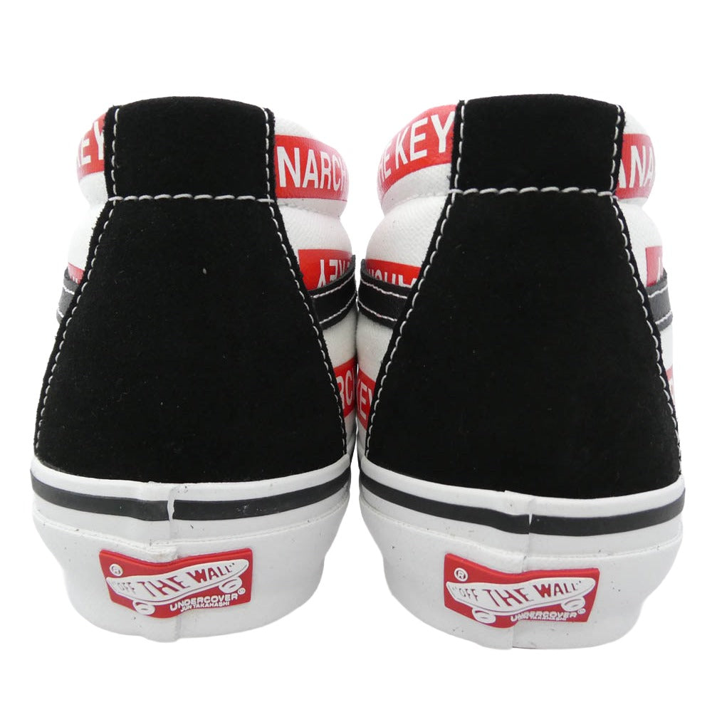VANS バンズ UNDERCOVER アンダーカバー 24AW VN000CXG458 × Undercover Sk8-Mid Reissue 83 アンダーカバー スケート ミッドカット スニーカー ホワイト系 27.5cm【極上美品】【中古】