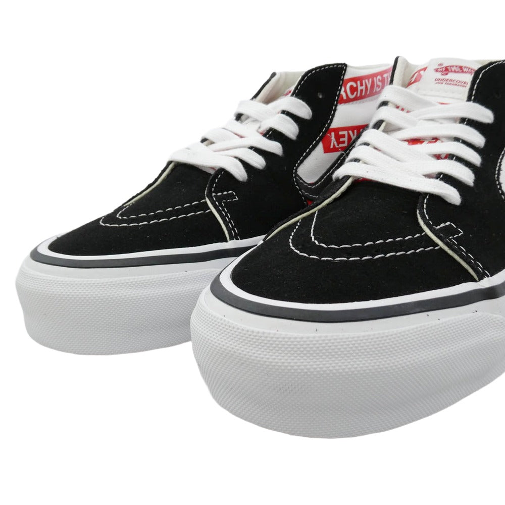 VANS バンズ UNDERCOVER アンダーカバー 24AW VN000CXG458 × Undercover Sk8-Mid Reissue 83 アンダーカバー スケート ミッドカット スニーカー ホワイト系 27.5cm【極上美品】【中古】